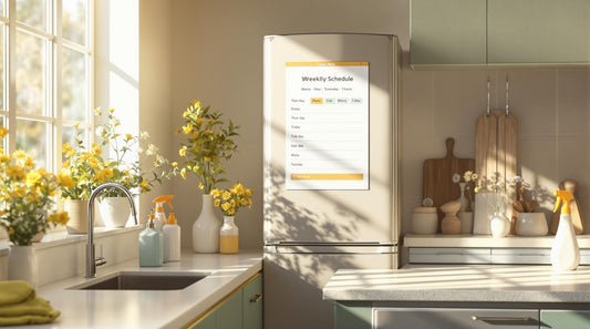 Weekly Cleaning Schedules: Free Templates