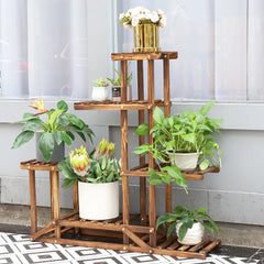 6-Tier Wooden Plant Stand