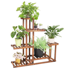 6-Tier Wooden Plant Stand