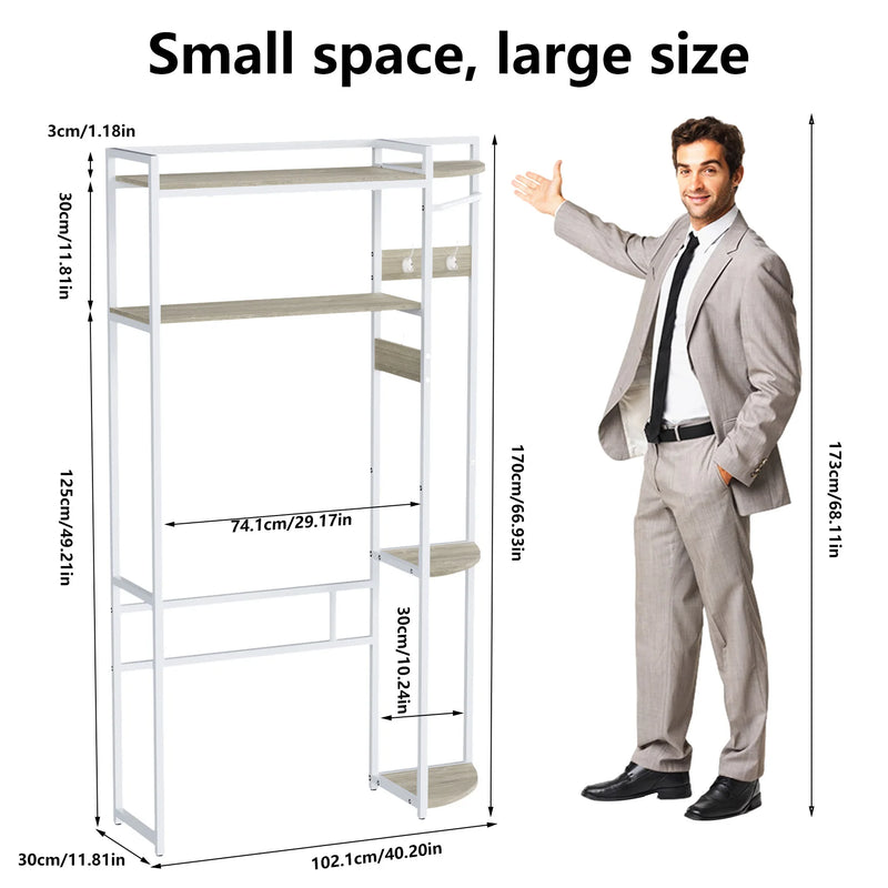 Over Toilet and Washing Machine Storage Rack Organiser - Luvasmr