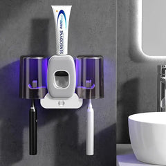 Smart UV Sterilizing Toothbrush Holder
