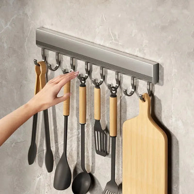 Wall Mounted Multi-Purpose Hooks Rack - Luvasmr