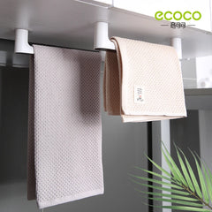 Wall-Mounted Towel Rack Organiser with Punch-Free Installation