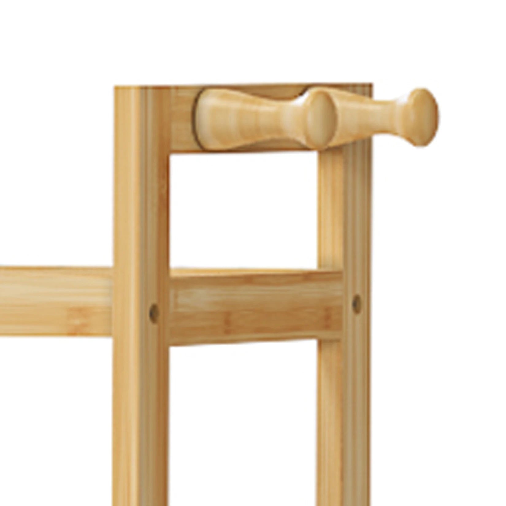 Bamboo Bathroom Finishing Rack with Adjustable Shelves - Luvasmr