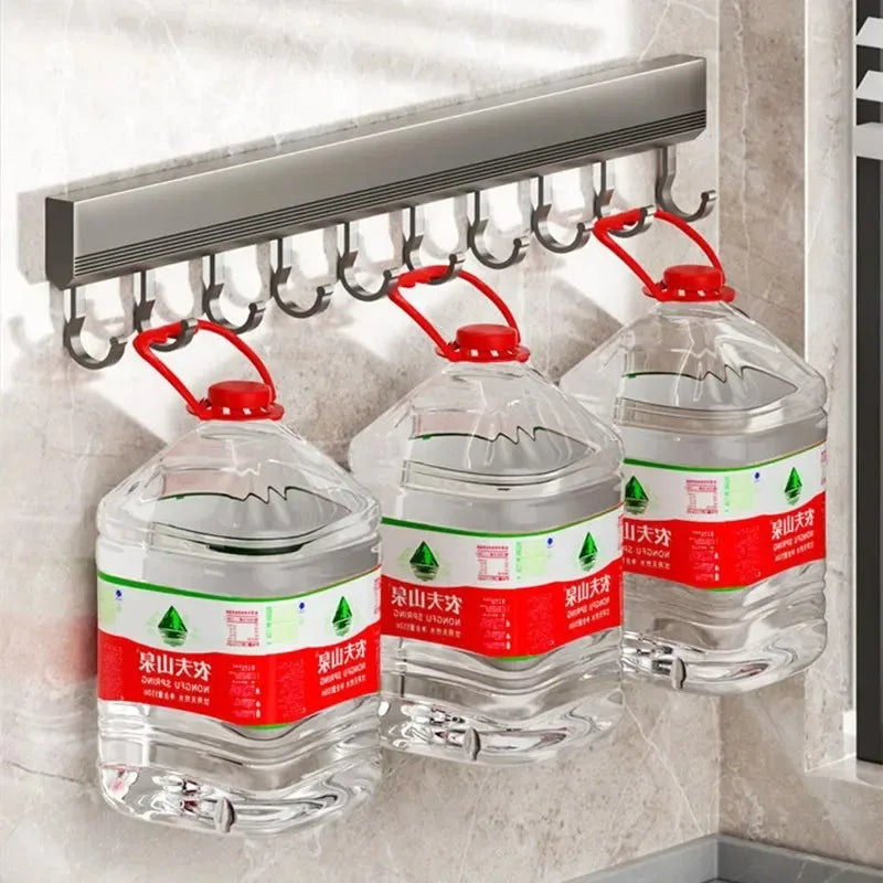 Wall Mounted Multi-Purpose Hooks Rack - Luvasmr