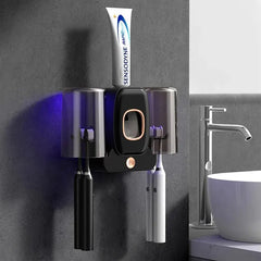 Smart UV Sterilizing Toothbrush Holder