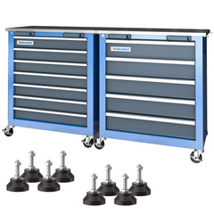 Tool Cabinet with 7-Drawer and 5-Drawer Tool Chests