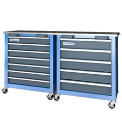 Tool Cabinet with 7-Drawer and 5-Drawer Tool Chests