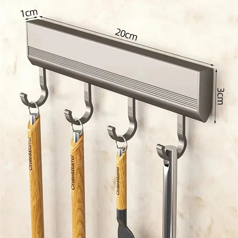 Wall Mounted Multi-Purpose Hooks Rack - Luvasmr
