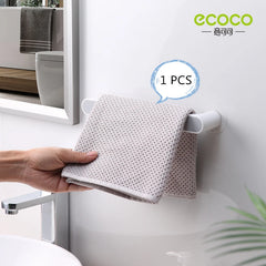Wall-Mounted Towel Rack Organiser with Punch-Free Installation