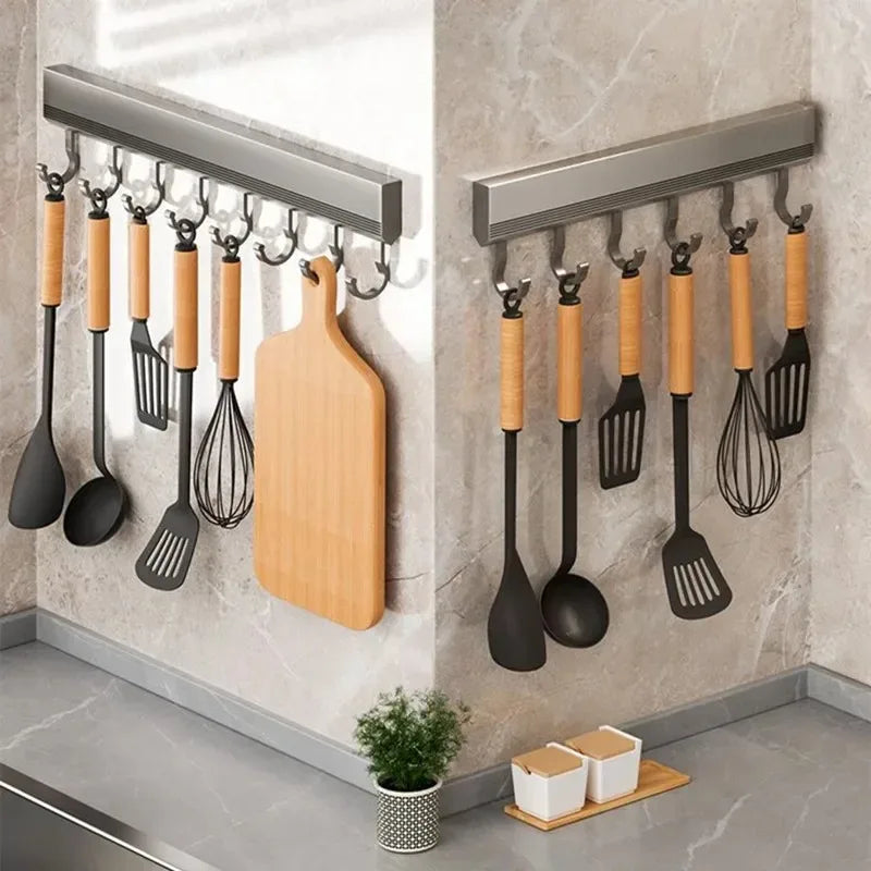 Wall Mounted Multi-Purpose Hooks Rack - Luvasmr