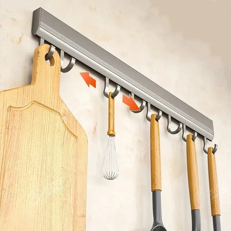 Wall Mounted Multi-Purpose Hooks Rack - Luvasmr