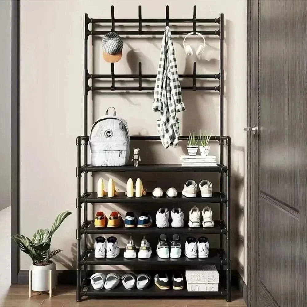 Multi-Layer Shoe and Hat Rack | Living Room | Luvasmr - Satisfyingly Organised