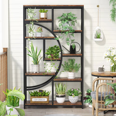 5-Tier Industrial Freestanding Etagere Bookcase