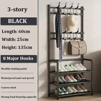 Multi-Layer Shoe and Hat Rack | Living Room | Luvasmr - Satisfyingly Organised