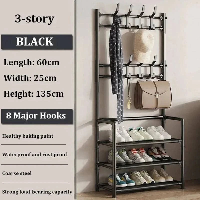 Multi-Layer Shoe and Hat Rack | Living Room | Luvasmr - Satisfyingly Organised