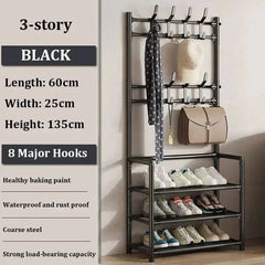 Multi-Layer Shoe and Hat Rack | Living Room | Luvasmr - Satisfyingly Organised