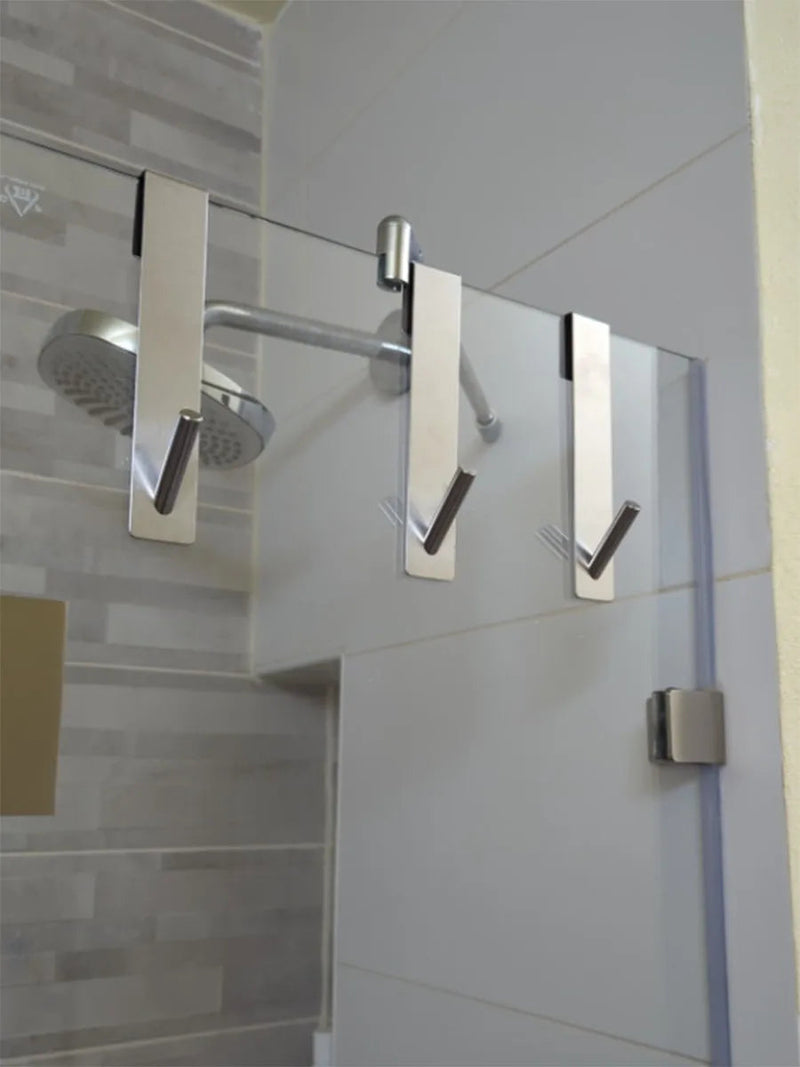 S-Shape Stainless Steel Shower Towel Rack | Bathroom | Luvasmr - Satisfyingly Organised
