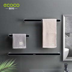 Wall-Mounted Towel Rack Organiser with Punch-Free Installation