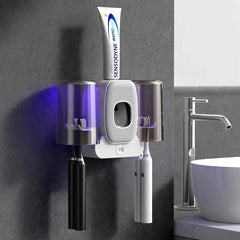 Smart UV Sterilizing Toothbrush Holder