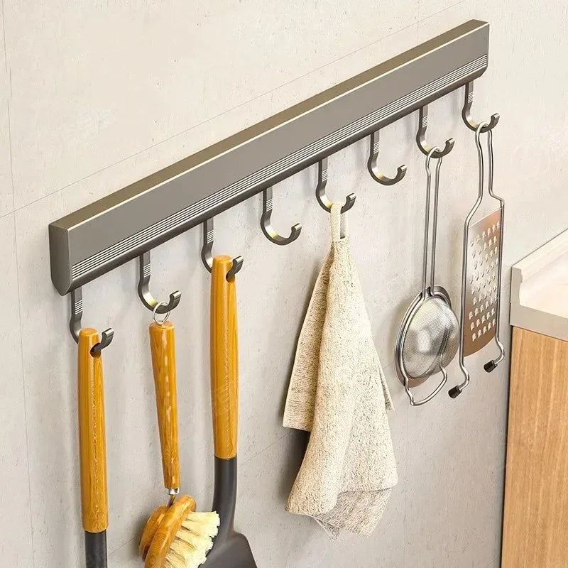 Wall Mounted Multi-Purpose Hooks Rack - Luvasmr