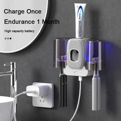 Smart UV Sterilizing Toothbrush Holder