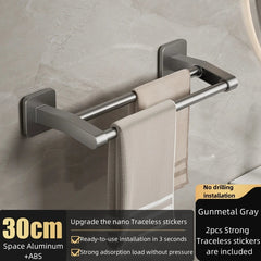 Sleek Space Aluminium Towel Rack | Kitchen | Luvasmr - Satisfyingly Organised