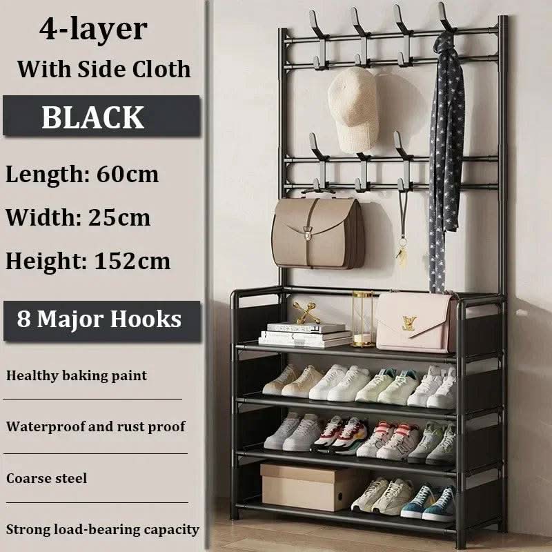 Multi-Layer Shoe and Hat Rack | Living Room | Luvasmr - Satisfyingly Organised
