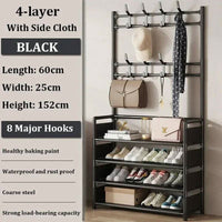 Multi-Layer Shoe and Hat Rack | Living Room | Luvasmr - Satisfyingly Organised