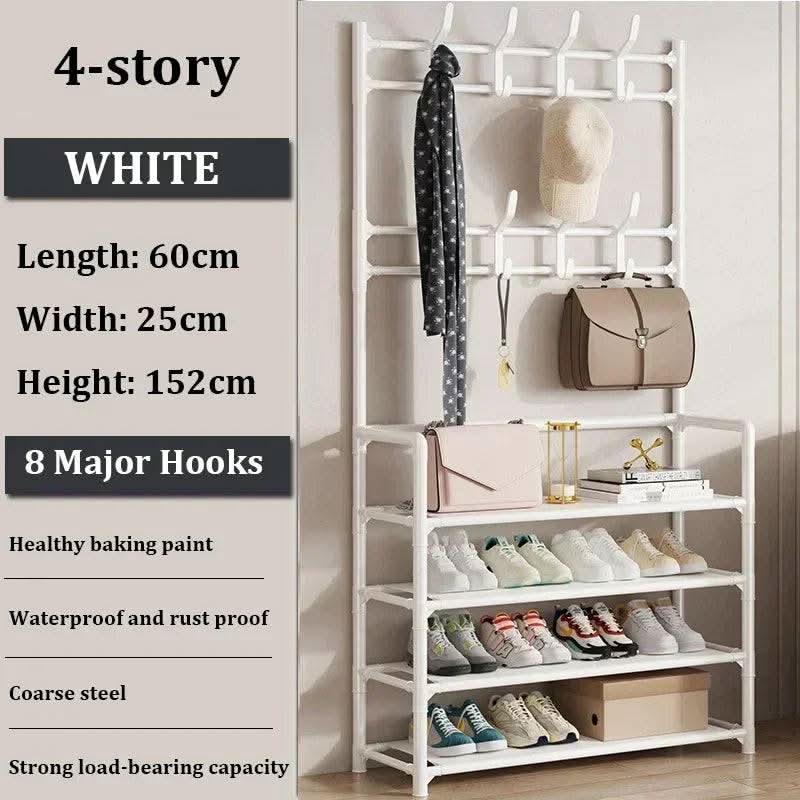 Multi-Layer Shoe and Hat Rack | Living Room | Luvasmr - Satisfyingly Organised