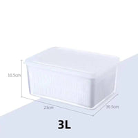 Refrigerator Organizer Fridge Storage Box Fresh Vegetable Fruit Boxes Drain Basket Storage Containers Pantry Kitchen Organizer |  | Luvasmr - Satisfyingly Organised
