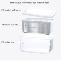 Refrigerator Organizer Fridge Storage Box Fresh Vegetable Fruit Boxes Drain Basket Storage Containers Pantry Kitchen Organizer |  | Luvasmr - Satisfyingly Organised
