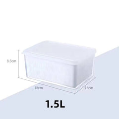 Refrigerator Organizer Fridge Storage Box Fresh Vegetable Fruit Boxes Drain Basket Storage Containers Pantry Kitchen Organizer |  | Luvasmr - Satisfyingly Organised
