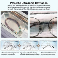 Ultrasonic Cleaner 35W Ultrasonic Glasses Jewelry Cleaner 500ML Ultrasonic Cleaning Machine Ultrasound Washing Bath For Glasses |  | Luvasmr - Satisfyingly Organised