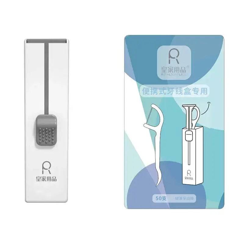 Portable 10 Automatic Dental Floss Boxes To Replace High Elasticity Dental Floss Sticks Portable Reusable |  | Luvasmr - Satisfyingly Organised