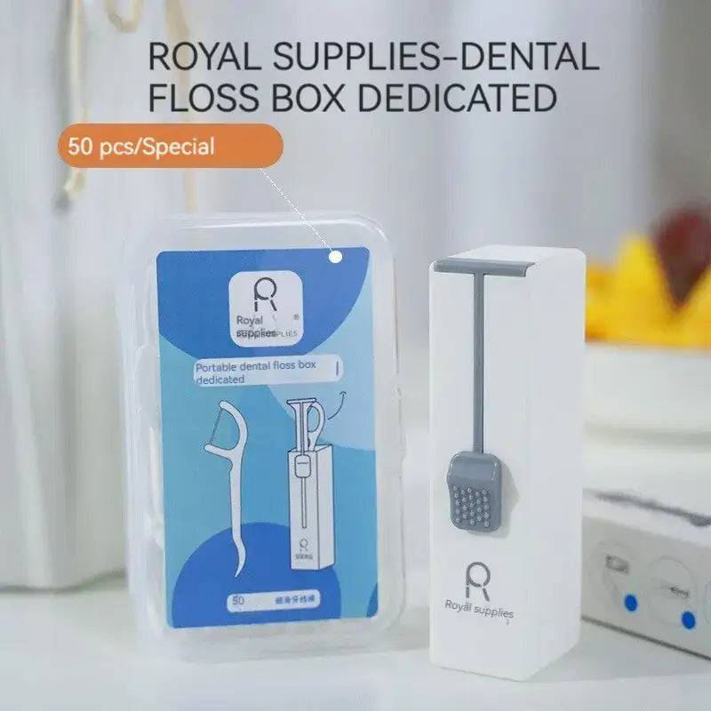 Portable 10 Automatic Dental Floss Boxes To Replace High Elasticity Dental Floss Sticks Portable Reusable |  | Luvasmr - Satisfyingly Organised