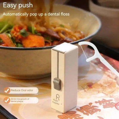 Portable 10 Automatic Dental Floss Boxes To Replace High Elasticity Dental Floss Sticks Portable Reusable |  | Luvasmr - Satisfyingly Organised