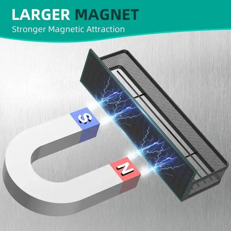 Magnetic Spice Rack Magnetic Rack for Refrigerator Spice Organizer with 8 Hook Rack Magnetic Shelfs |  | Luvasmr - Satisfyingly Organised
