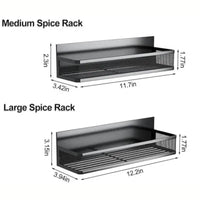 Magnetic Spice Rack Magnetic Rack for Refrigerator Spice Organizer with 8 Hook Rack Magnetic Shelfs |  | Luvasmr - Satisfyingly Organised