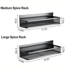 Magnetic Spice Rack Magnetic Rack for Refrigerator Spice Organizer with 8 Hook Rack Magnetic Shelfs |  | Luvasmr - Satisfyingly Organised
