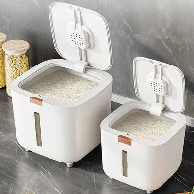 Insect Proof Moisture Proof Rice Box Grain Sealed Jar Kitchen Container 5/10KG Storage Kitchen Container Storage Box with Lid |  | Luvasmr - Satisfyingly Organised