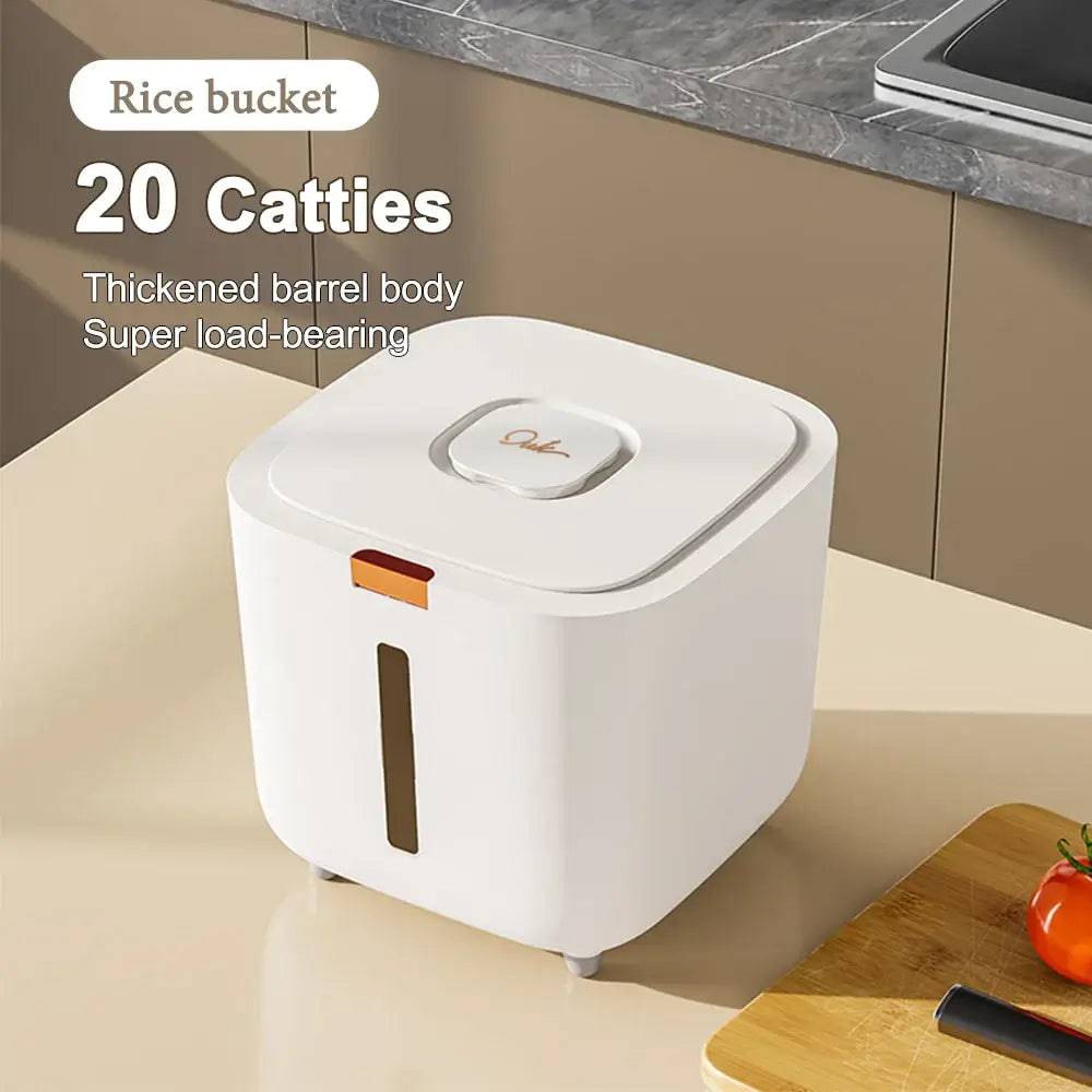 Insect Proof Moisture Proof Rice Box Grain Sealed Jar Kitchen Container 5/10KG Storage Kitchen Container Storage Box with Lid |  | Luvasmr - Satisfyingly Organised