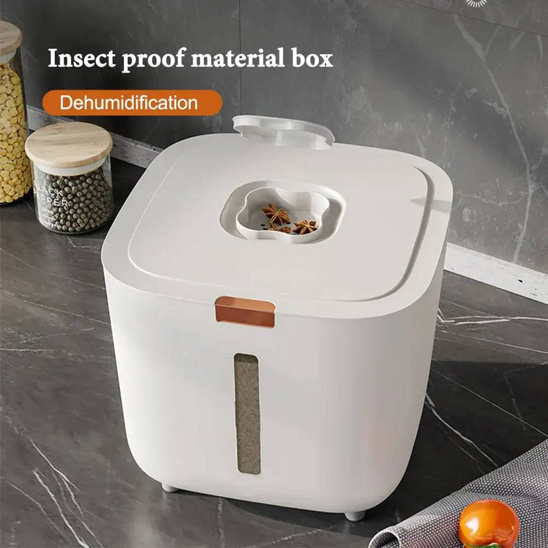 Insect Proof Moisture Proof Rice Box Grain Sealed Jar Kitchen Container 5/10KG Storage Kitchen Container Storage Box with Lid |  | Luvasmr - Satisfyingly Organised
