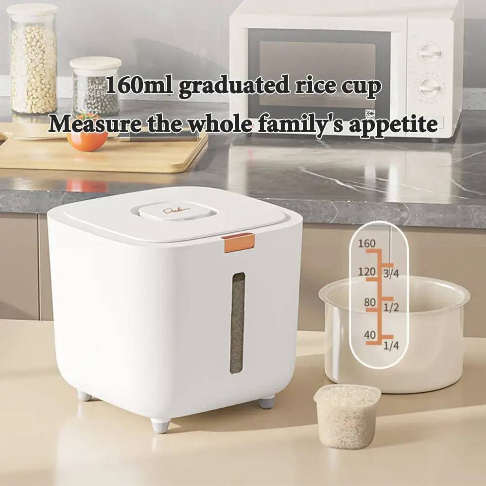Insect Proof Moisture Proof Rice Box Grain Sealed Jar Kitchen Container 5/10KG Storage Kitchen Container Storage Box with Lid |  | Luvasmr - Satisfyingly Organised