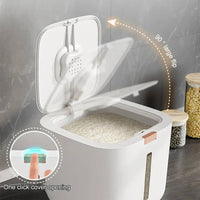 Insect Proof Moisture Proof Rice Box Grain Sealed Jar Kitchen Container 5/10KG Storage Kitchen Container Storage Box with Lid |  | Luvasmr - Satisfyingly Organised
