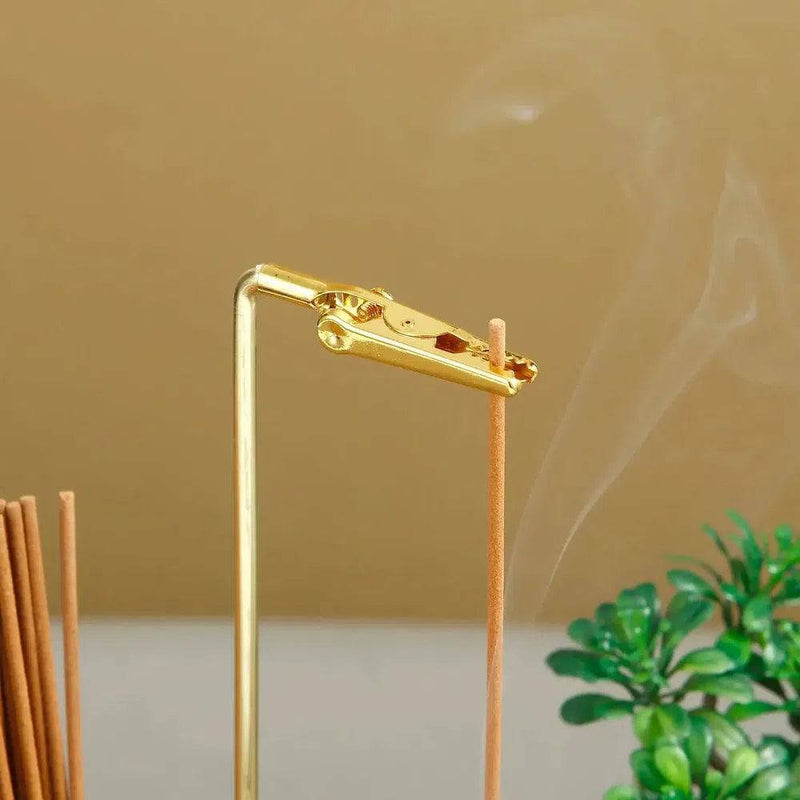 2 in 1 Incense Holder for Sticks Anti-Ash Flying Incense Burne with Removable Glass Ash Catcher and Incense Sticks Organizer | Bathroom | Luvasmr - Satisfyingly Organised