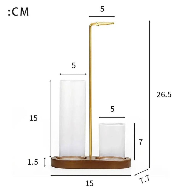 2 in 1 Incense Holder for Sticks Anti-Ash Flying Incense Burne with Removable Glass Ash Catcher and Incense Sticks Organizer | Bathroom | Luvasmr - Satisfyingly Organised