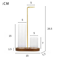 2 in 1 Incense Holder for Sticks Anti-Ash Flying Incense Burne with Removable Glass Ash Catcher and Incense Sticks Organizer | Bathroom | Luvasmr - Satisfyingly Organised
