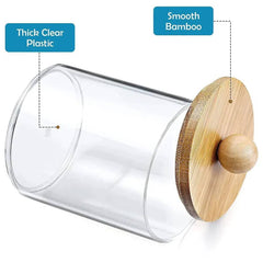 3Pcs Acrylic Cotton Swab Storage Box | Bathroom | Luvasmr - Satisfyingly Organised