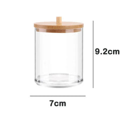 3Pcs Acrylic Cotton Swab Storage Box | Bathroom | Luvasmr - Satisfyingly Organised